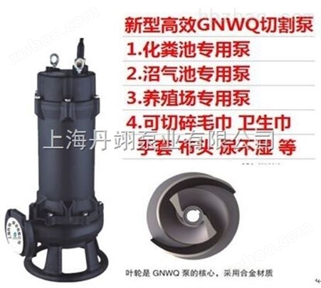 50GNWQ20-15-2.2沼气池切割泵