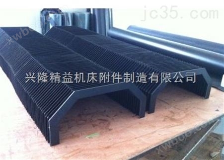 河北加工中心生产PVC材质风琴防护罩-兴隆精益机床*