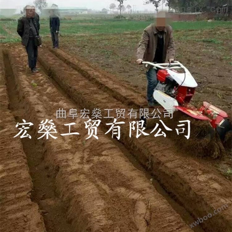屏山县开沟抽水浇地培土机 生姜多功能开沟培土机
