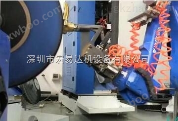 中大型铝合金压铸件打磨机器人/钢性强柔性高/智能去披风毛刺机器人