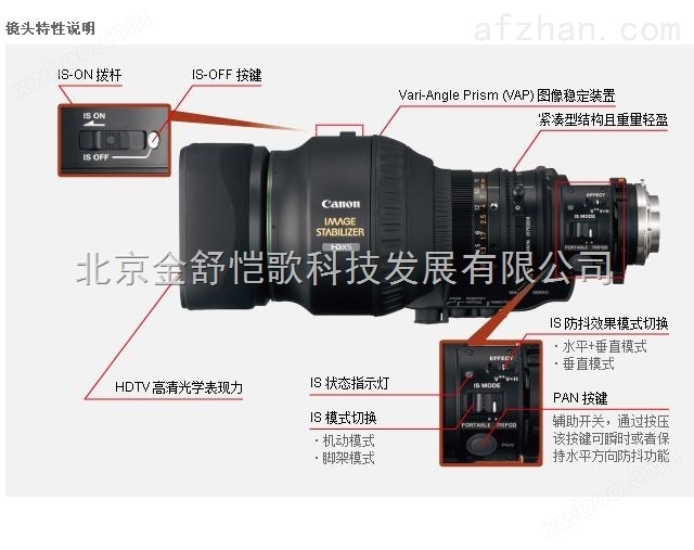 北京总经销商佳能HJ15e×8.5B KRSE-V 高清15倍的摄像机便携式变焦高清镜头
