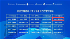 连续5年！双环传动再度登榜浙江上市公司最佳内控奖TOP30！